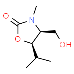 2-Oxazolidinone,4-(hydroxymethyl)-3-methyl-5-(1-methylethyl)-,(4S,5R)-(9CI) Structure