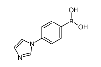 [4-(1H-IMIDAZOL-1-YL)PHENYL]BORONIC ACID structure