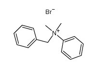 (benzyl)di(methyl)(phenyl)ammonium bromide Structure