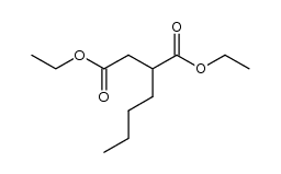 diethyl 2-n-butylsuccinate结构式