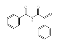 N-(2-oxo-2-phenyl-acetyl)benzamide Structure