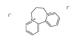 7,8-dihydro-6H-dipyrido[1,2-b:1',2'-e][1,4]diazepine-5,9-diium,diiodide结构式