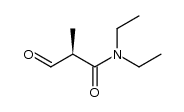 N,N-diethyl-2R-methyl-3-oxopropionamide Structure