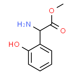 Benzeneacetic acid, a-amino-2-hydroxy-, Methyl ester Structure