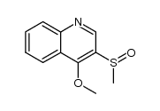 4-methoxy-3-methylsulfinylquinoline Structure