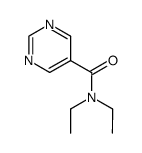 pyrimidine-5-carboxylic acid diethylamide结构式