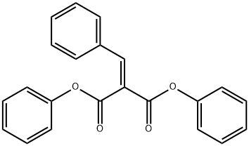Benzylidenemalonic acid diphenyl ester结构式