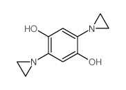 1,4-Benzenediol,2,5-bis(1-aziridinyl)- Structure