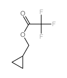 Acetic acid,2,2,2-trifluoro-, cyclopropylmethyl ester structure