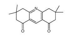 3,3,6,6-tetramethyl-2,4,5,7-tetrahydroacridine-1,8-dione结构式