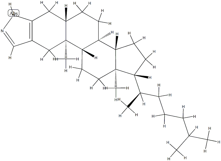 2'H-5α-Cholest-2-eno[3,2-c]pyrazole structure