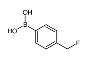 [4-(fluoromethyl)phenyl]boronic acid结构式