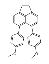 5,6-Bis(4-methoxyphenyl)acenaphthene结构式