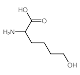 Norleucine, 6-hydroxy- structure