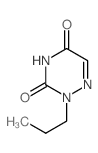2-propyl-1,2,4-triazine-3,5-dione结构式
