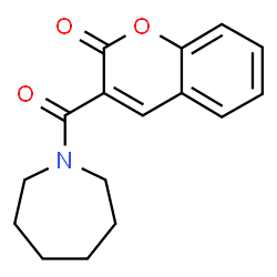 3-(azepane-1-carbonyl)-2H-chromen-2-one Structure