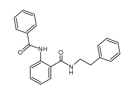 2-benzoylamino-N-(2-phenylethyl)benzamide Structure