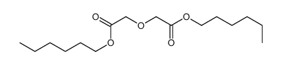 hexyl 2-(2-hexoxy-2-oxoethoxy)acetate结构式