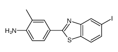 4-(5-iodo-1,3-benzothiazol-2-yl)-2-methylaniline结构式