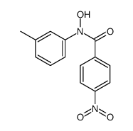 N-hydroxy-N-(3-methylphenyl)-4-nitrobenzamide Structure