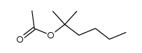 2-methylhexan-2-yl acetate结构式