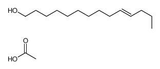 acetic acid,tetradec-10-en-1-ol Structure