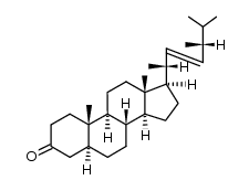 ergost-22-en-3-one Structure