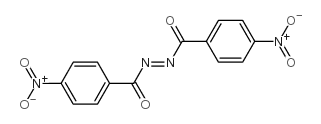 双(4-硝基苯甲酰基)二氮烯结构式