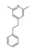 (phenyl-2' ethyl)-4 dimethyl-2,6 pyridine结构式
