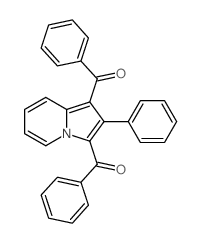 Methanone,(2-phenyl-1,3-indolizinediyl)bis[phenyl- (9CI) Structure