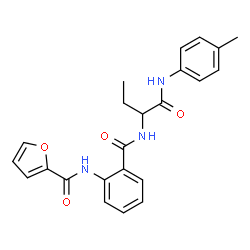 2-Furancarboxamide,N-[2-[[[1-[[(4-methylphenyl)amino]carbonyl]propyl]amino]carbonyl]phenyl]-(9CI)结构式