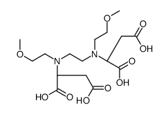 (2S)-2-[2-[[(1S)-1,2-dicarboxyethyl]-(2-methoxyethyl)amino]ethyl-(2-methoxyethyl)amino]butanedioic acid结构式