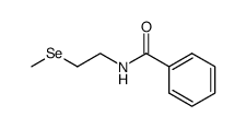 N-Benzoyl-Se-methylselenocysteamin结构式