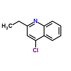 4-氯-2-乙基喹唑啉结构式