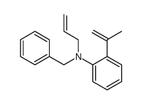 N-allyl-N-benzyl-2-(1-methylvinyl)aniline结构式