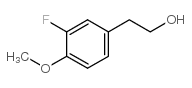 3-FLUORO-4-METHOXYPHENETHYL ALCOHOL structure