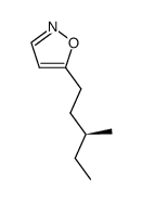 5-((S)-3-methyl-pentyl)-isoxazole Structure