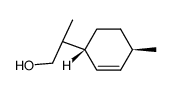 (+)-(1R:4R)-trans-Δ2-p-Menthen-9-ol结构式