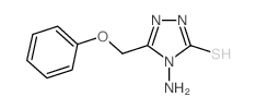4-amino-3-(phenoxymethyl)-1H-1,2,4-triazole-5-thione Structure