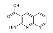 2-Amino-1,8-naphthyridine-3-carboxylic acid Structure