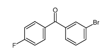 (3-BROMOPHENYL)(4-FLUOROPHENYL)METHANONE Structure