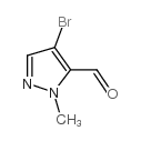4-溴-1-甲基-吡唑-5-甲醛结构式