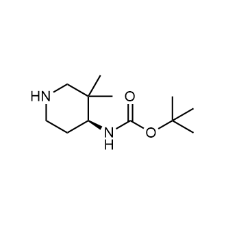 N-[(4S)-3,3-二甲基-4-哌啶基]氨基甲酸叔丁酯图片