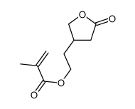 2-(5-oxooxolan-3-yl)ethyl 2-methylprop-2-enoate Structure