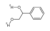 O,O'-dideuterio-1-phenyl-ethane-1,2-diol Structure