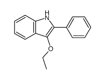 3-ethoxy-2-phenylindole结构式