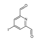 4-Iodo-2,6-pyridinedicarboxaldehyde Structure