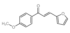 (E)-3-(2-furyl)-1-(4-methoxyphenyl)prop-2-en-1-one结构式