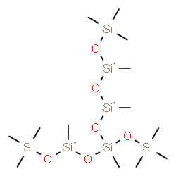 1,1,1,3,5,7,9,11,11,11-Decamethyl-5-(trimethylsiloxy)hexasiloxane structure