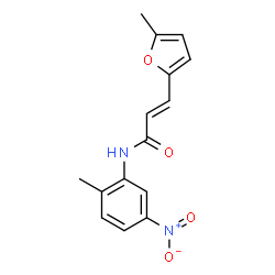 (2E)-3-(5-methylfuran-2-yl)-N-(2-methyl-5-nitrophenyl)prop-2-enamide Structure